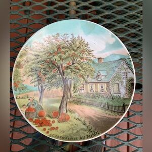 Vintage Currier & Ives Seasons Collection Plate